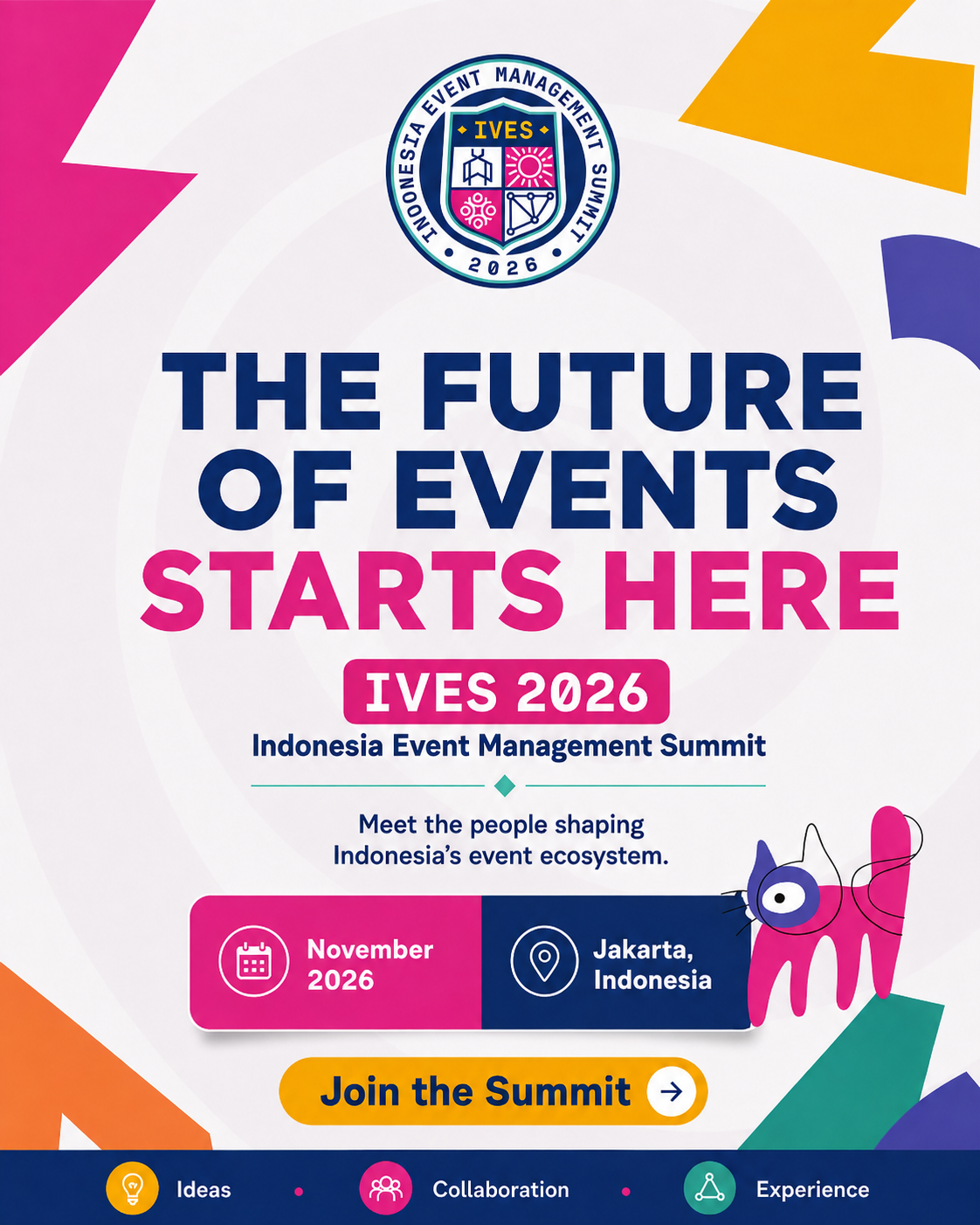 Poster Masa depan event dimulai di sini, IVES 2026