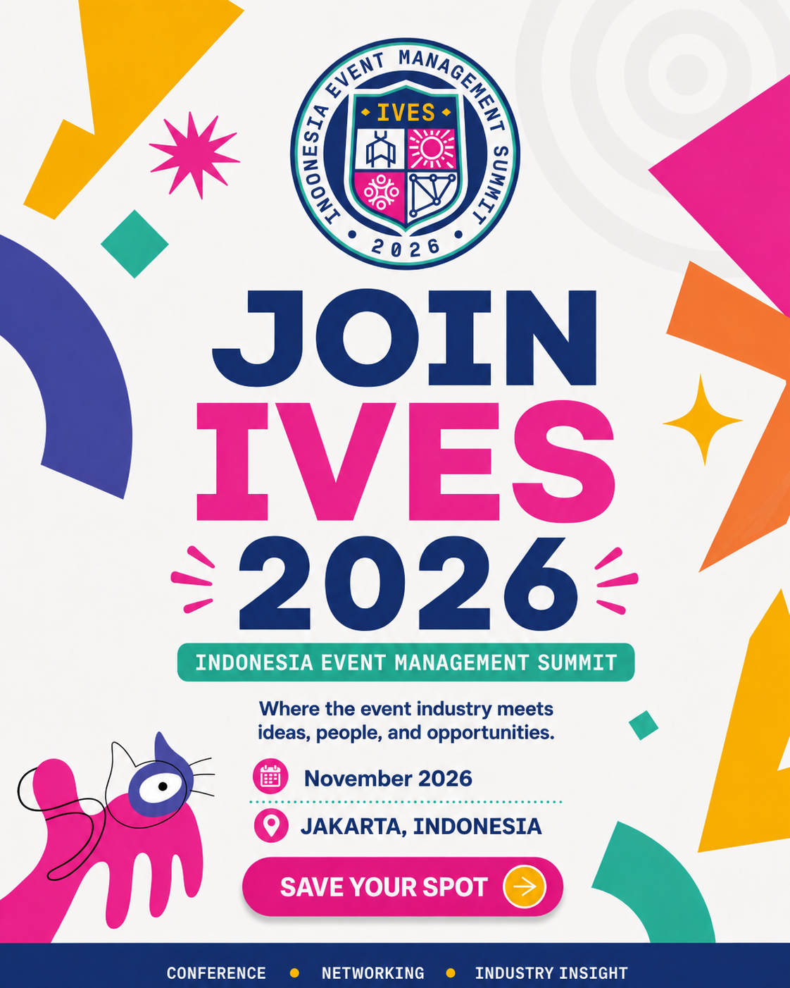 Poster Gabung IVES 2026, November 2026, Jakarta