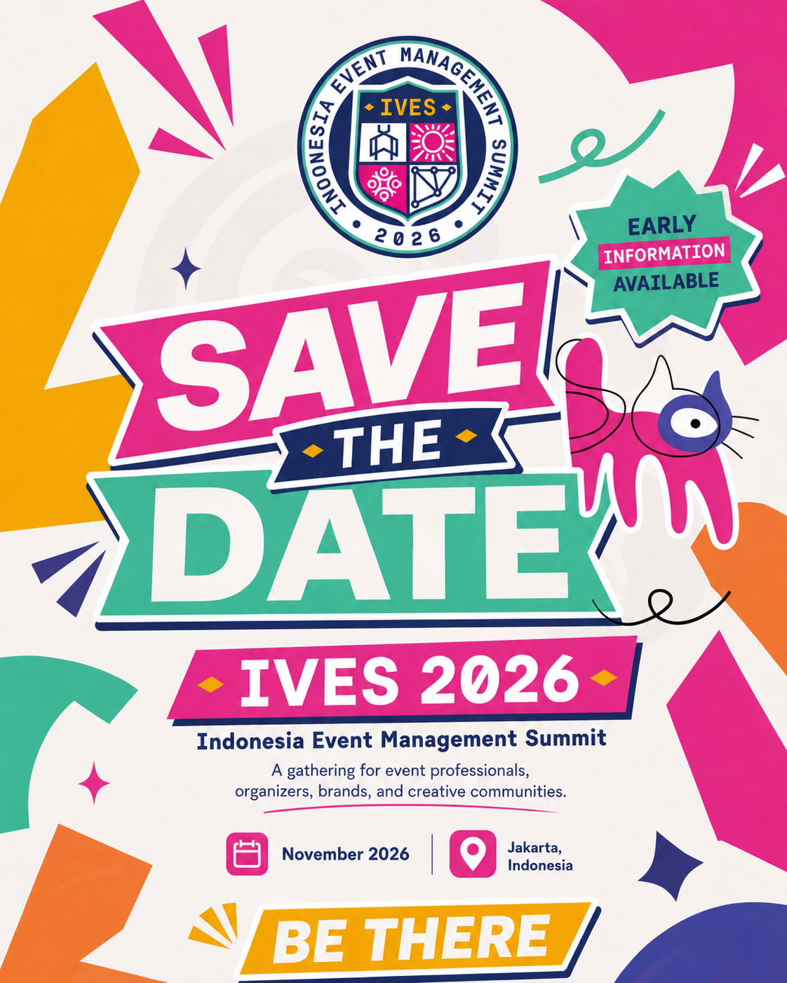 Poster Simpan tanggalnya IVES 2026, November 2026, Jakarta